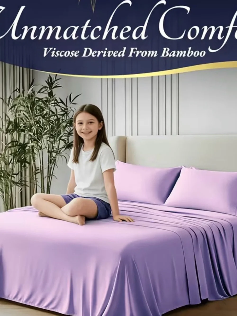 Bamboo Sheets - Lavender Purple